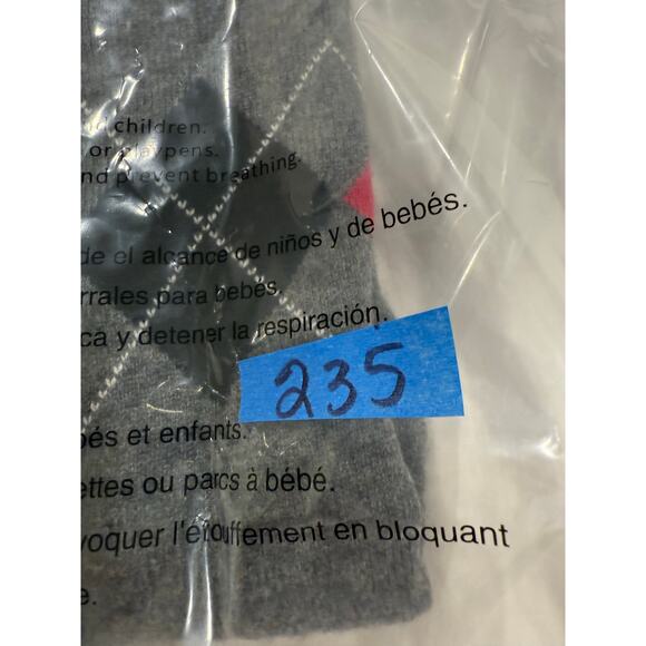 Charter Club 2 Ply 100% Cashmere Print Cardigan Sweater Gray Women's Size Medium - Picture 9 of 9